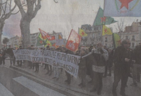 Perpignan. Manifestation de soutien aux Kurdes de Syrie